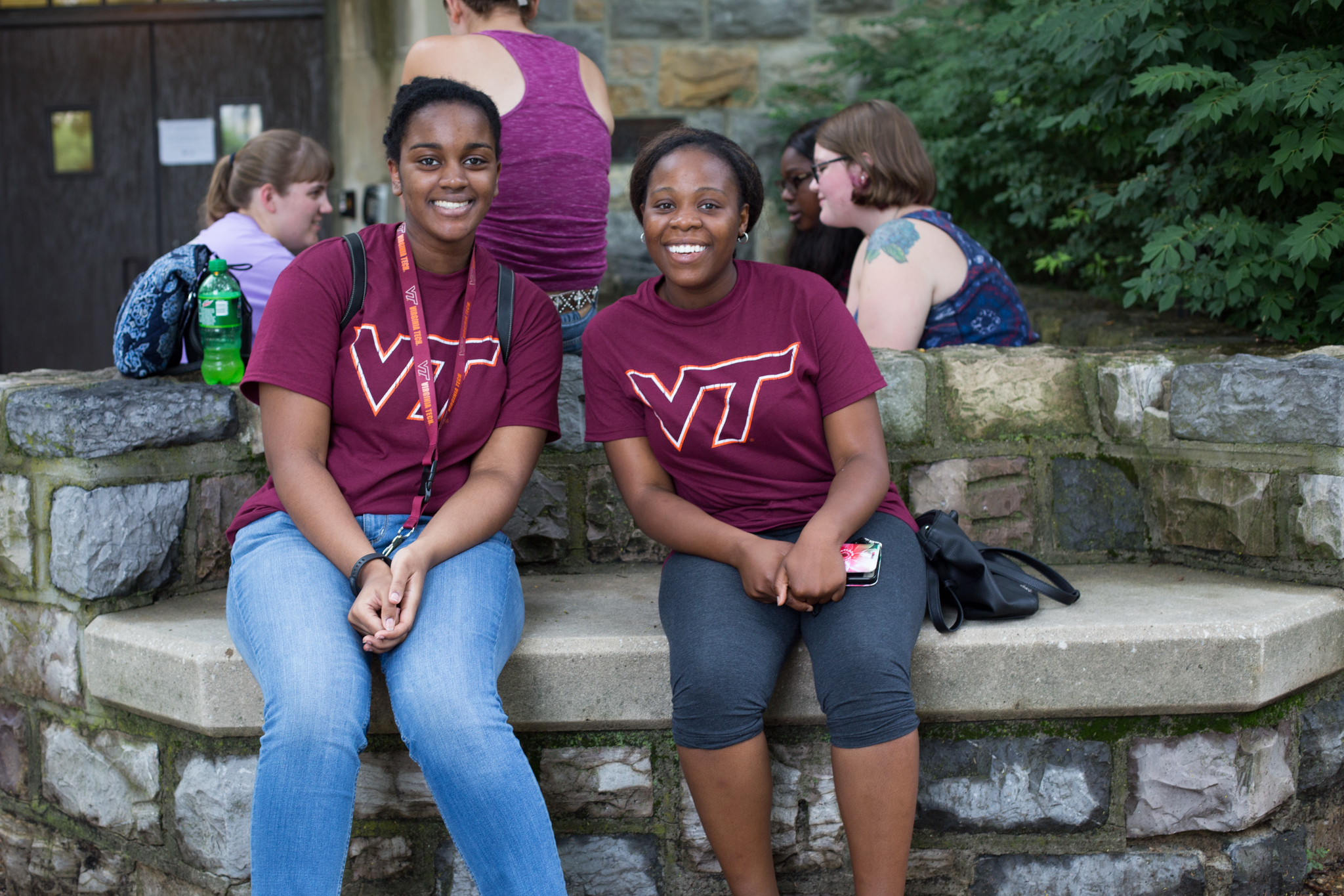 Virginia Tech Summer Start Students hanging out